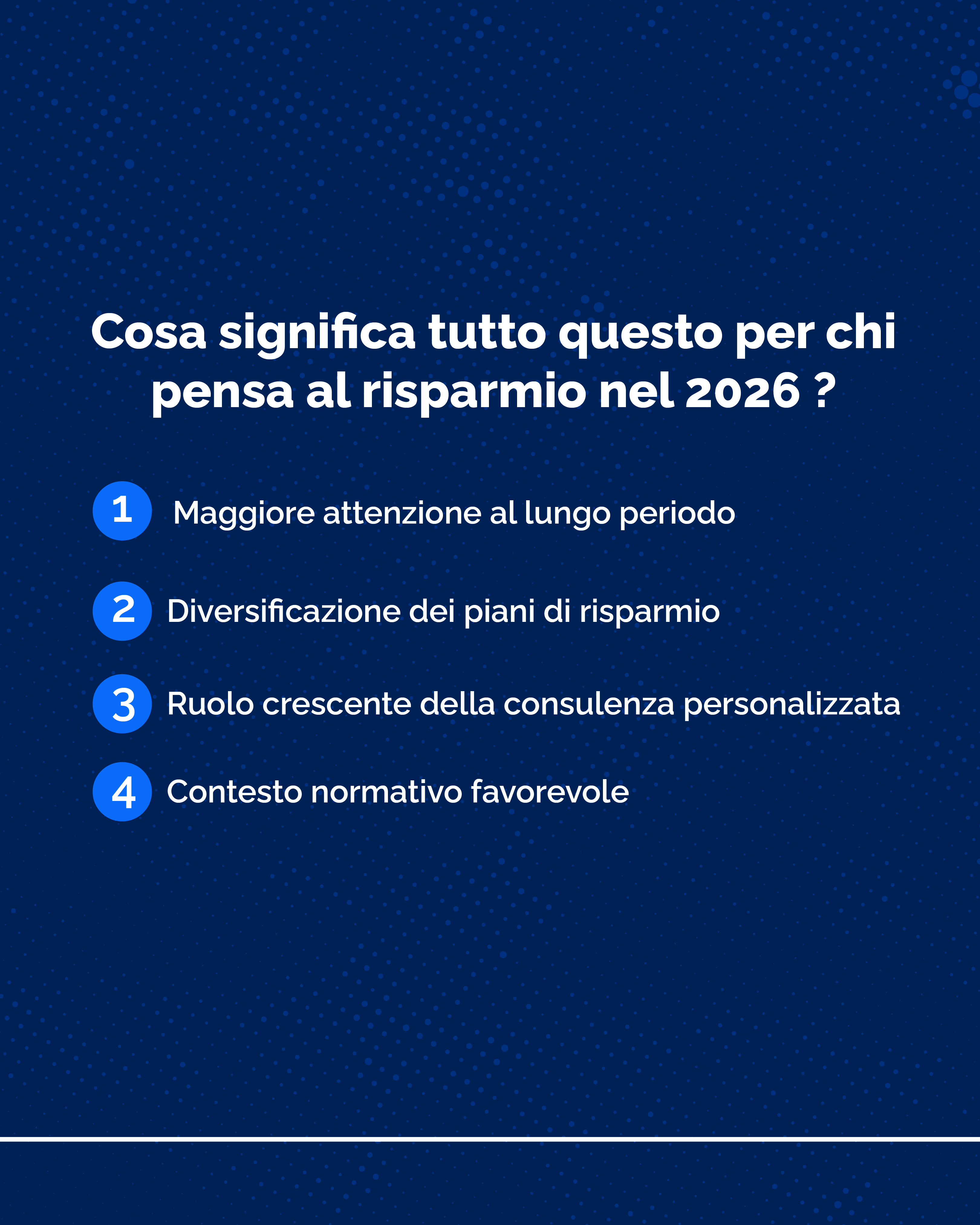 Piani di risparmio 2026 - slide 6