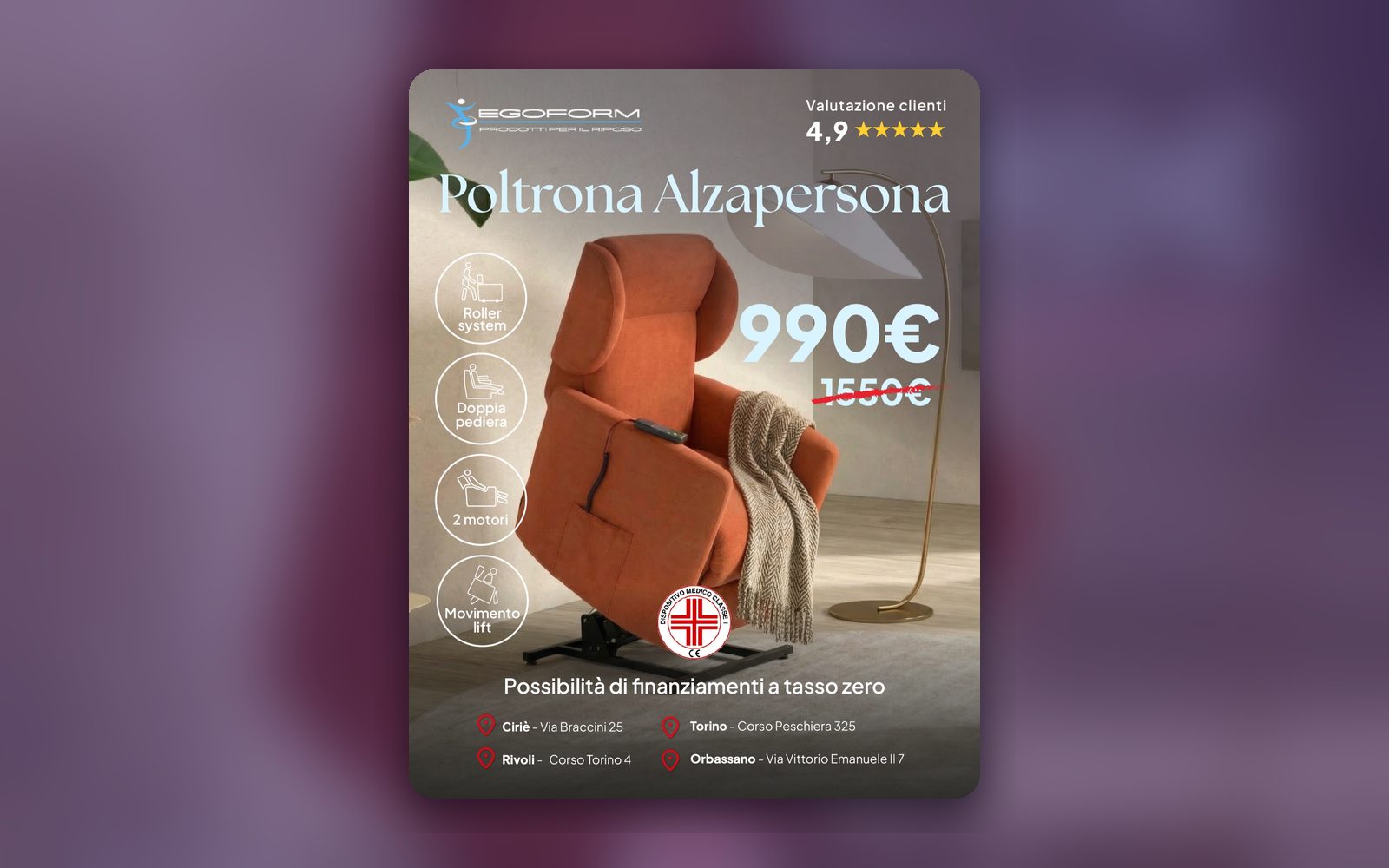 Egoform, progetto realizzato da Scia Digital Studio