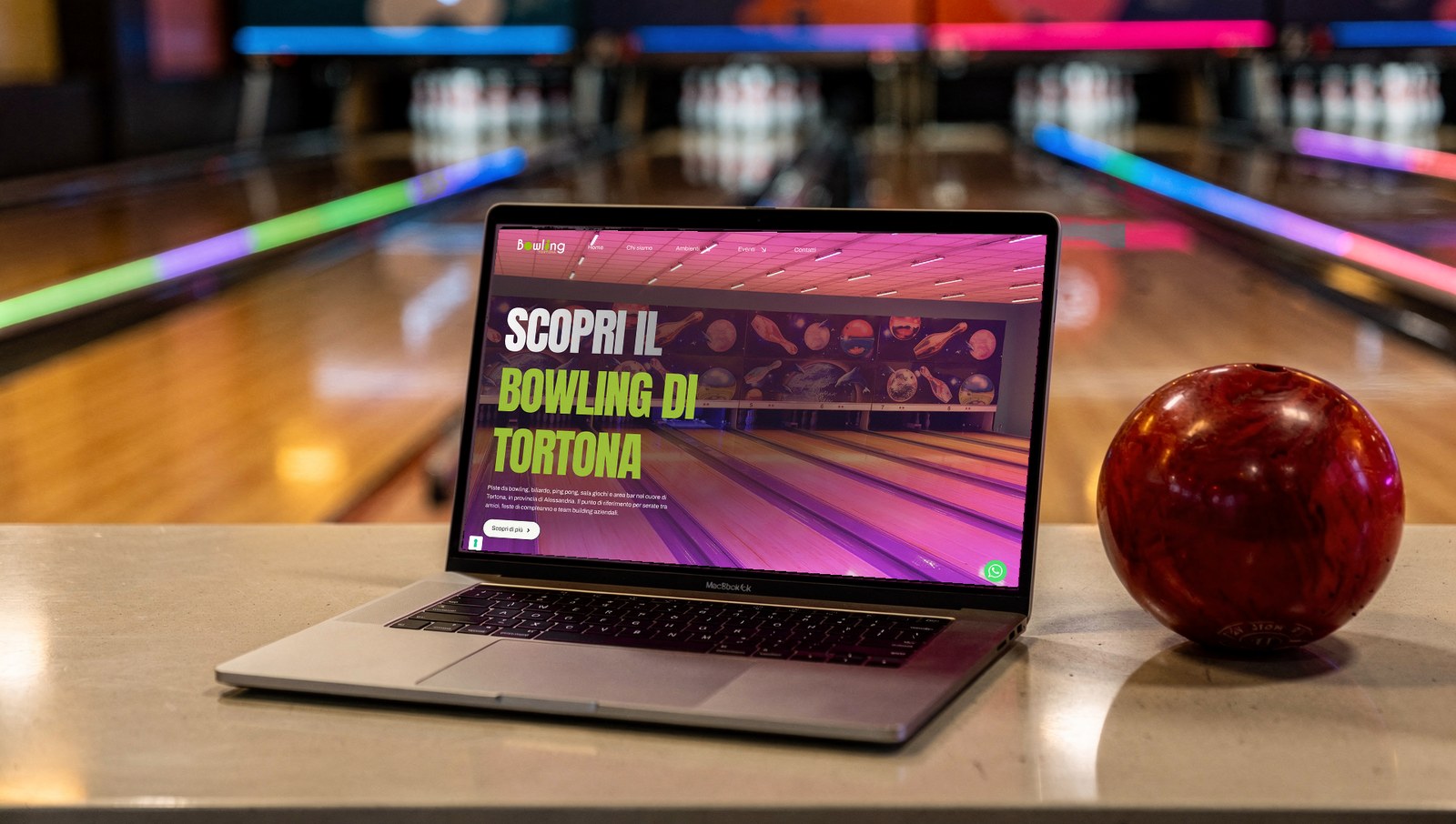 Bowling Tortona, il sito web