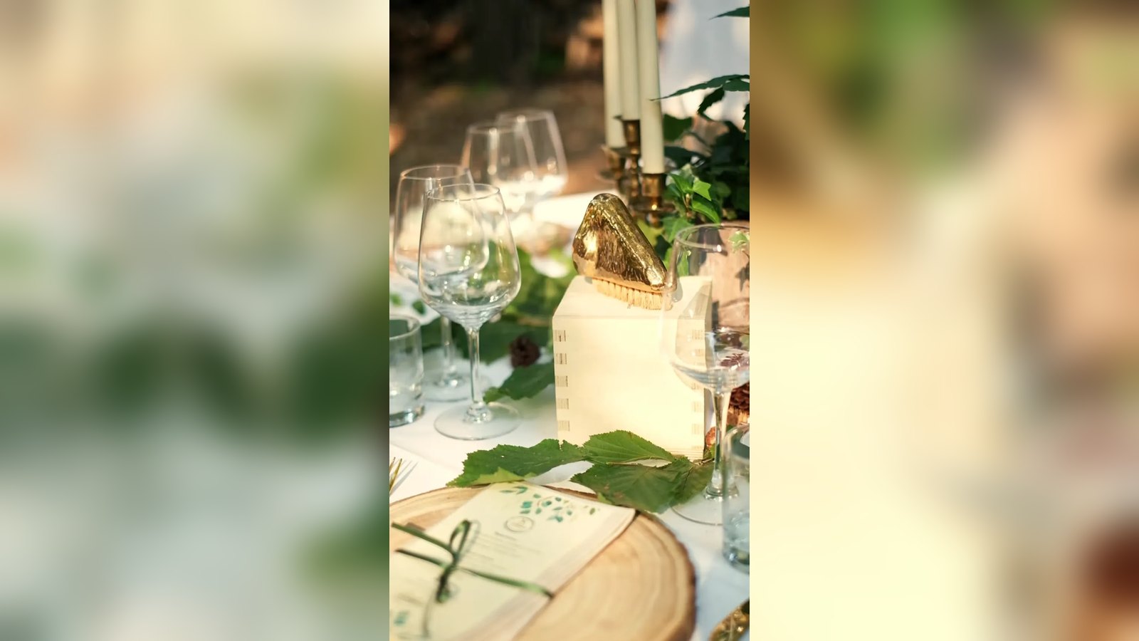 Cena nel Bosco, una pagina del sito online