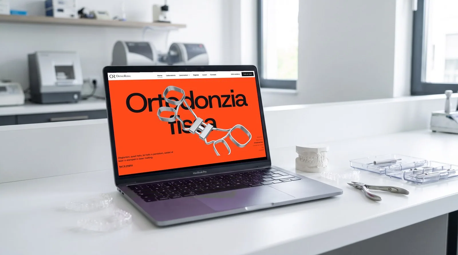OrthoRoyal, il sito web