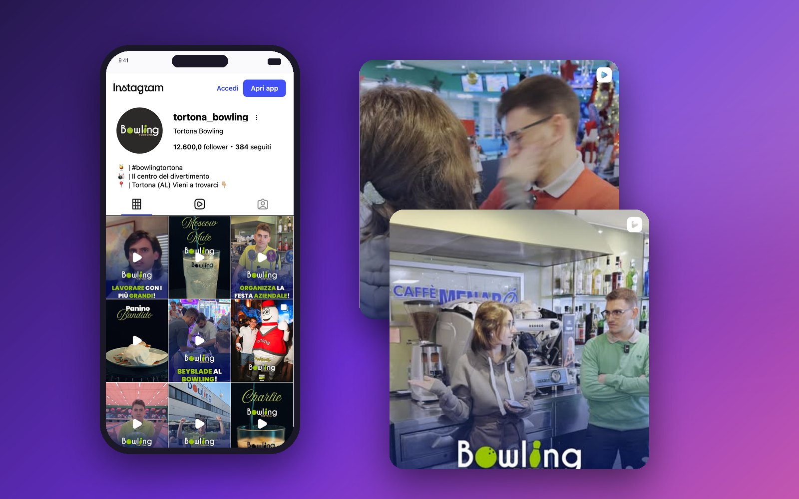 Bowling Tortona, progetto Scia Digital Studio