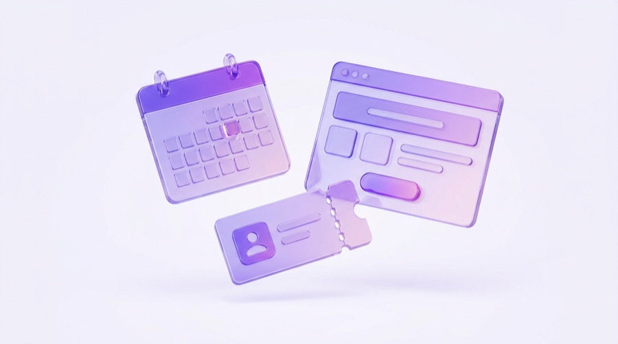 Landing page per promozioni ed eventi, illustrazione