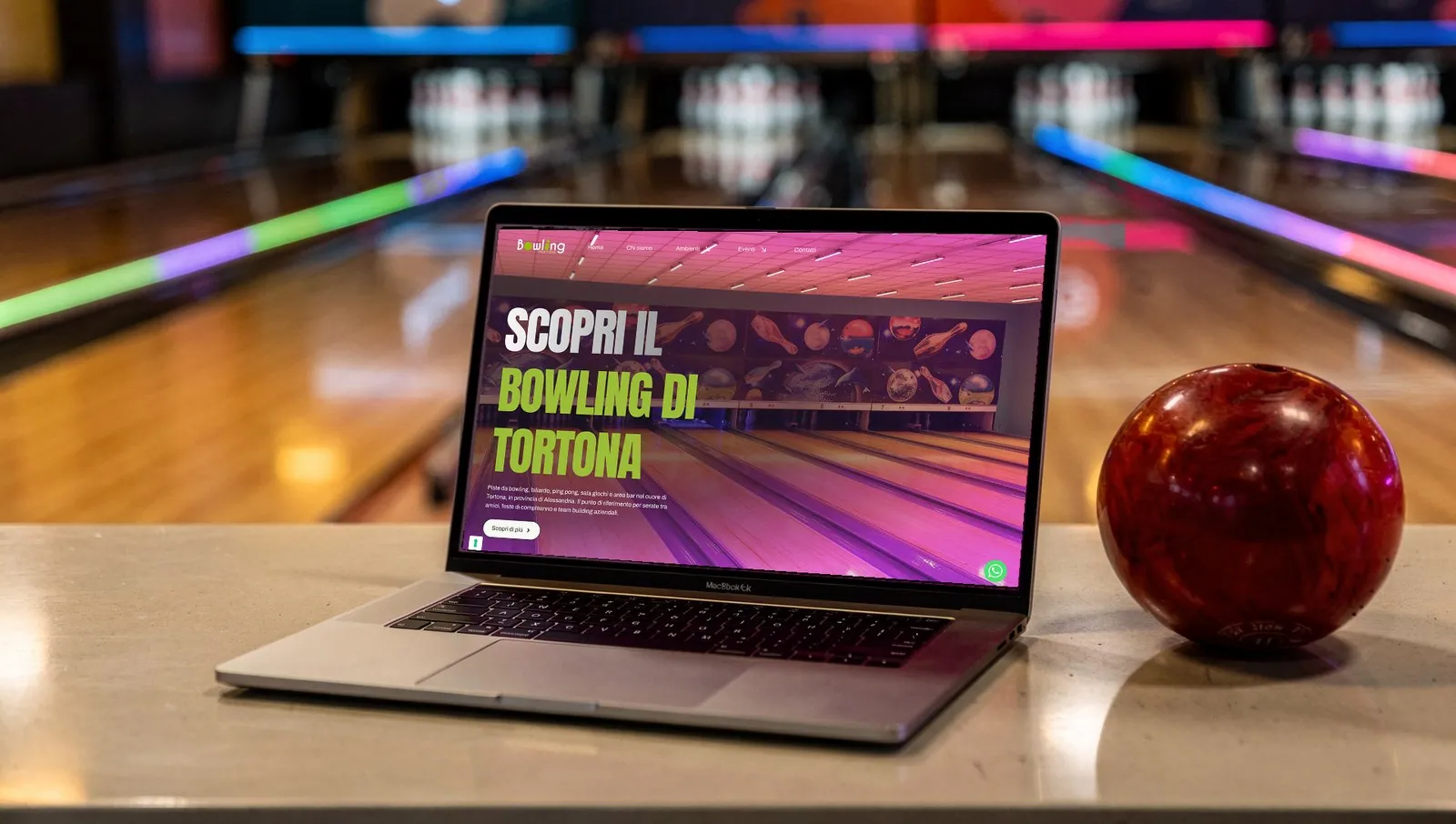 Bowling Tortona, il sito web