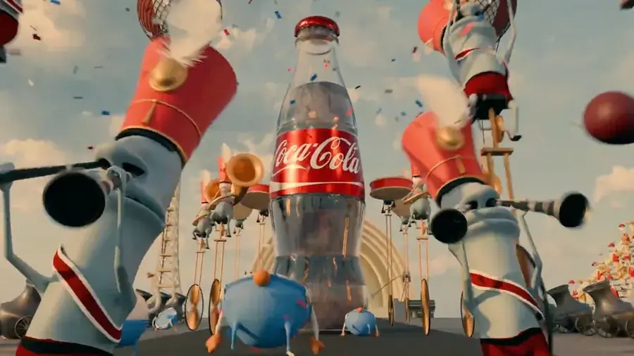 Coca-Cola (animazione 3D), progetto Scia Digital Studio